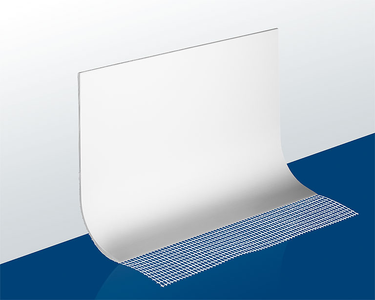 Produktabbildung: Hohlkehlprofil mit Glasgittergewebe